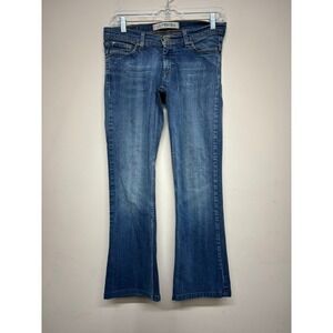 Express Womens Bootcut Jeans Size 4 Regular Medium Wash Stretch Denim